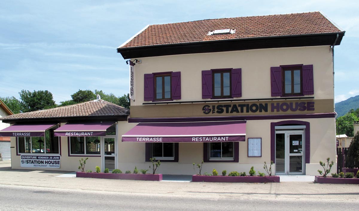 The Station House Restaurant Terrasse